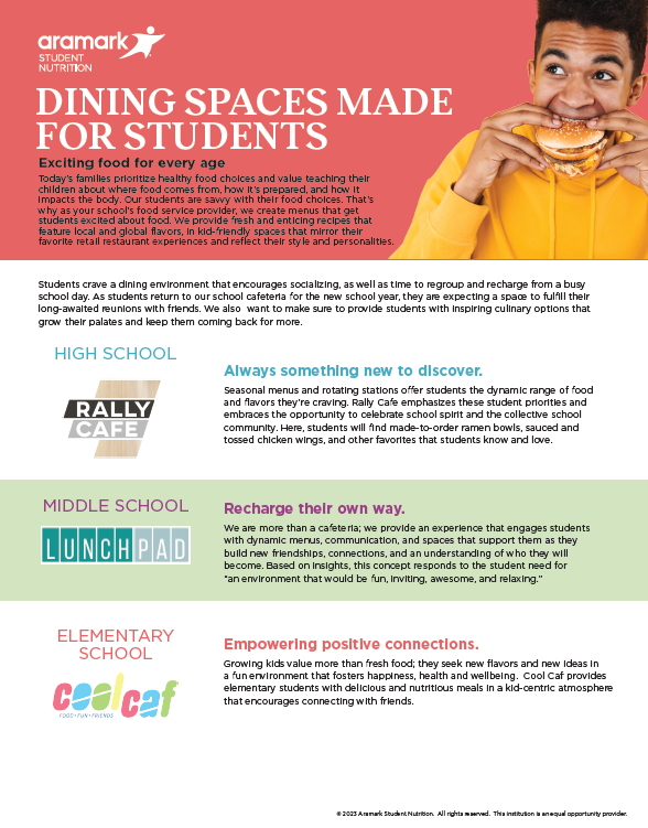 Dining Spaces Made For Students